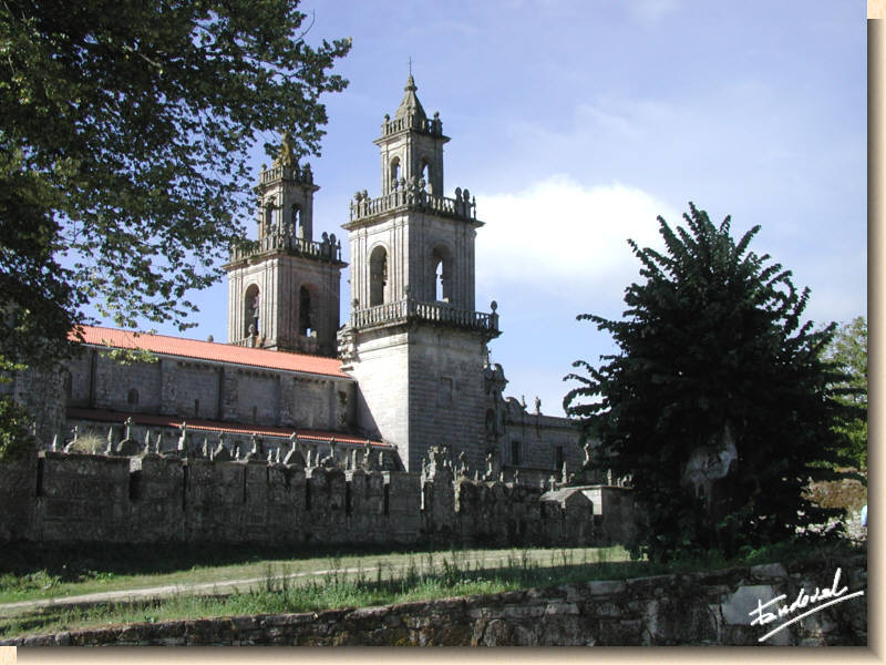The towers of Monastery de Santa Mara de Oserira